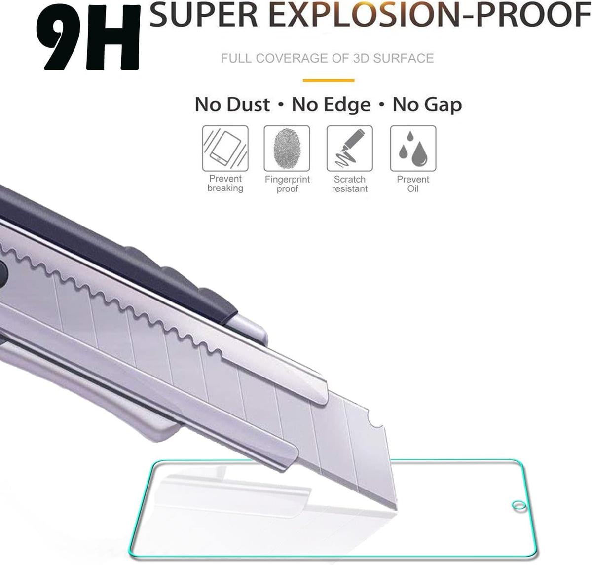 Tempered Glass Screen Protector for Samsung Galaxy A73 – Bubble-Free, Scratch Resistant & HD Clarity, photo 2 of 3