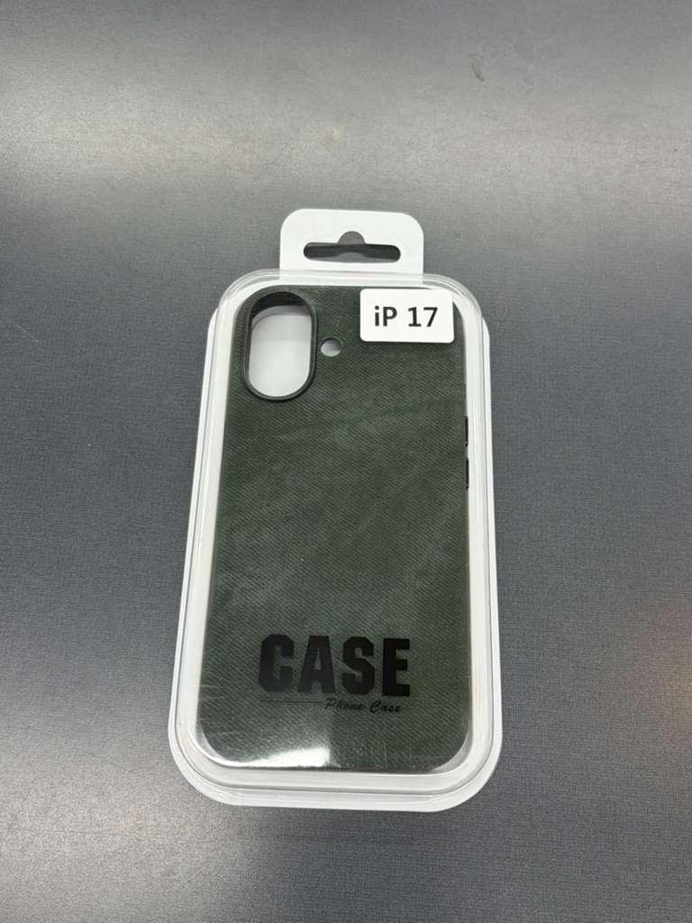 Iphone 17 Premium Case (Olive Green Textured)