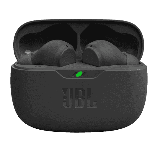 JBL Vibe Beam - True Wireless JBL Deep Bass Sound Earbuds, Bluetooth 5.2, Water & Dust Resistant, Hands-free call with VoiceAware, Up to 32 hours of battery life ( Black, White ), photo 5 of 7