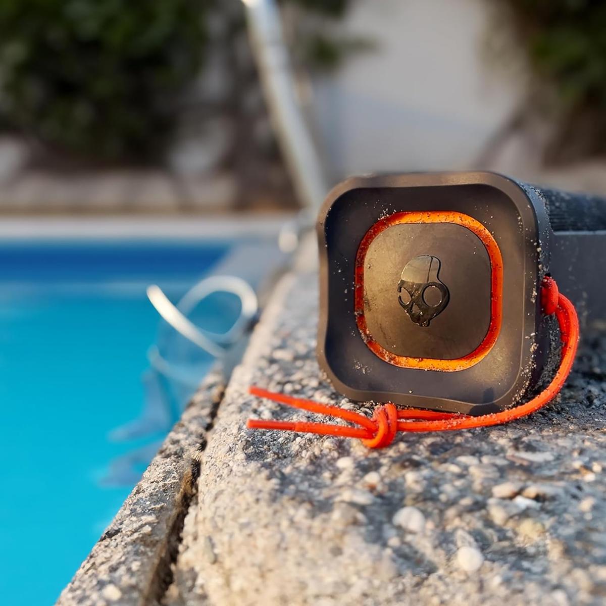 Skullcandy Terrain Wireless Bluetooth Speaker - IPX7 Waterproof Portable Speaker with Dual Custom Passive Radiators, 14 Hour Battery, Nylon Wrist Wrap, & True Wireless Stereo, photo 5 of 6