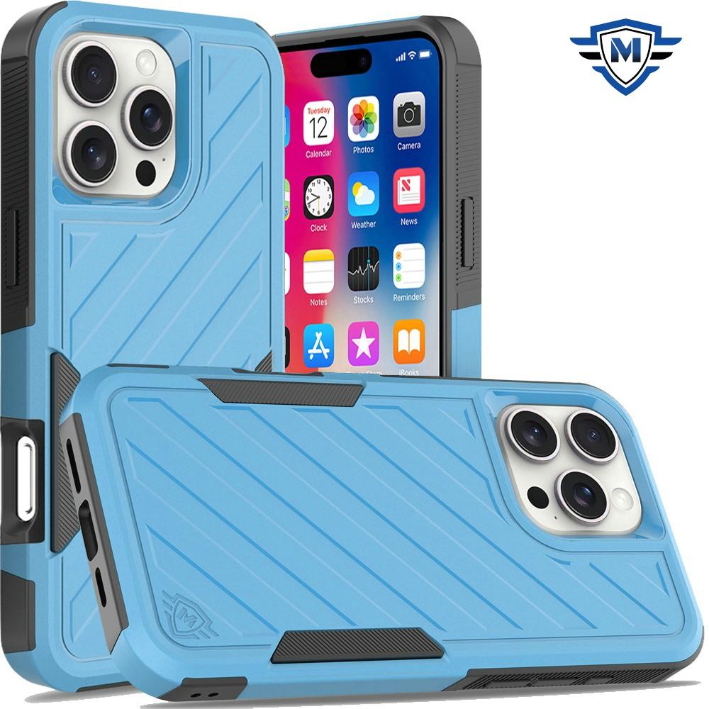 iPhone 16 Pro 6.3" METKASE Noble Lined Dual-Layer Hybrid Case | Shockproof Rugged Cover in Slide-Out Premium Packaging, photo 9 of 13