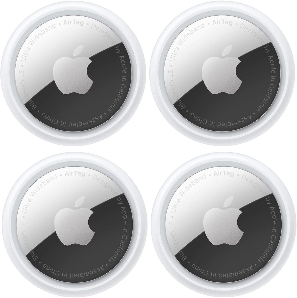 Apple AirTag Tracking Device, 4-Pack
