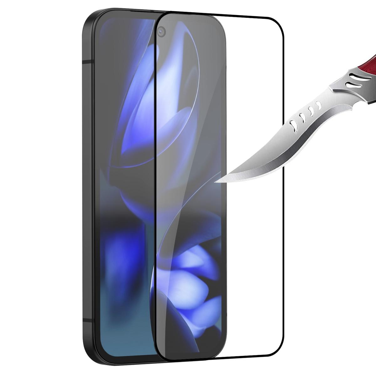 Google Pixel 9A Black Edged Tempered Glass Screen Protector, photo 2 of 2