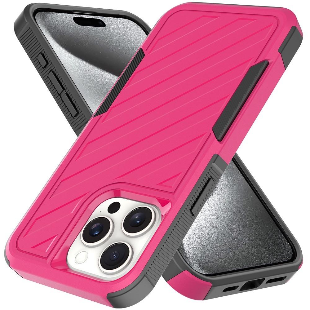 Noble Lined Dual-Layer Hybrid Shockproof Case for iPhone 15 Pro Max, photo 4 of 9