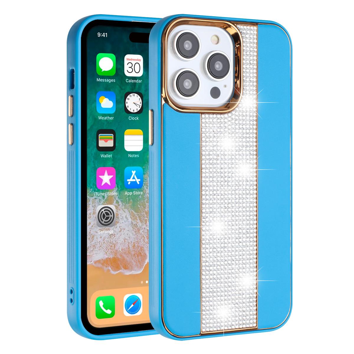iPhone 15 Plus PU Leather Window Flap Case with Front Cover View, photo 2 of 5