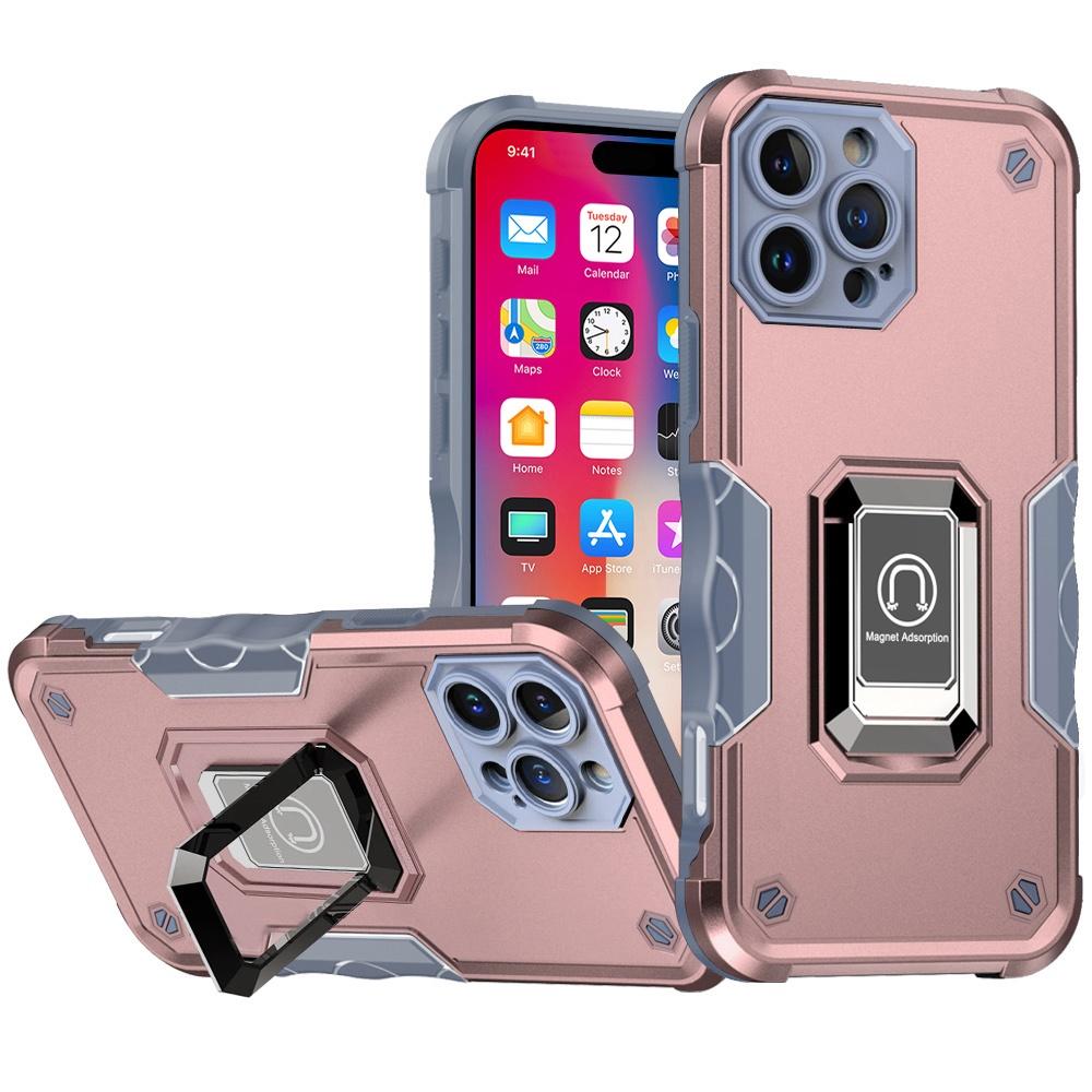 iPhone 16 Pro 6.3" OPTIMUM Magnetic Ring Stand Hybrid Case | Rugged Shockproof Cover with Kickstand & Car Mount Support, photo 5 of 9