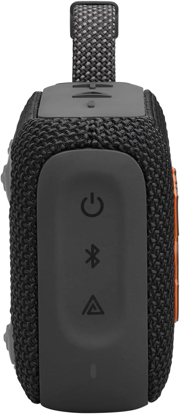 JBL Go 4 - Ultra-Portable, Waterproof and Dustproof Bluetooth Speaker, Big Pro Sound with Punchy bass, 7-Hour Built-in Battery, Made in Part with Recycled Materials (Black), photo 5 of 7