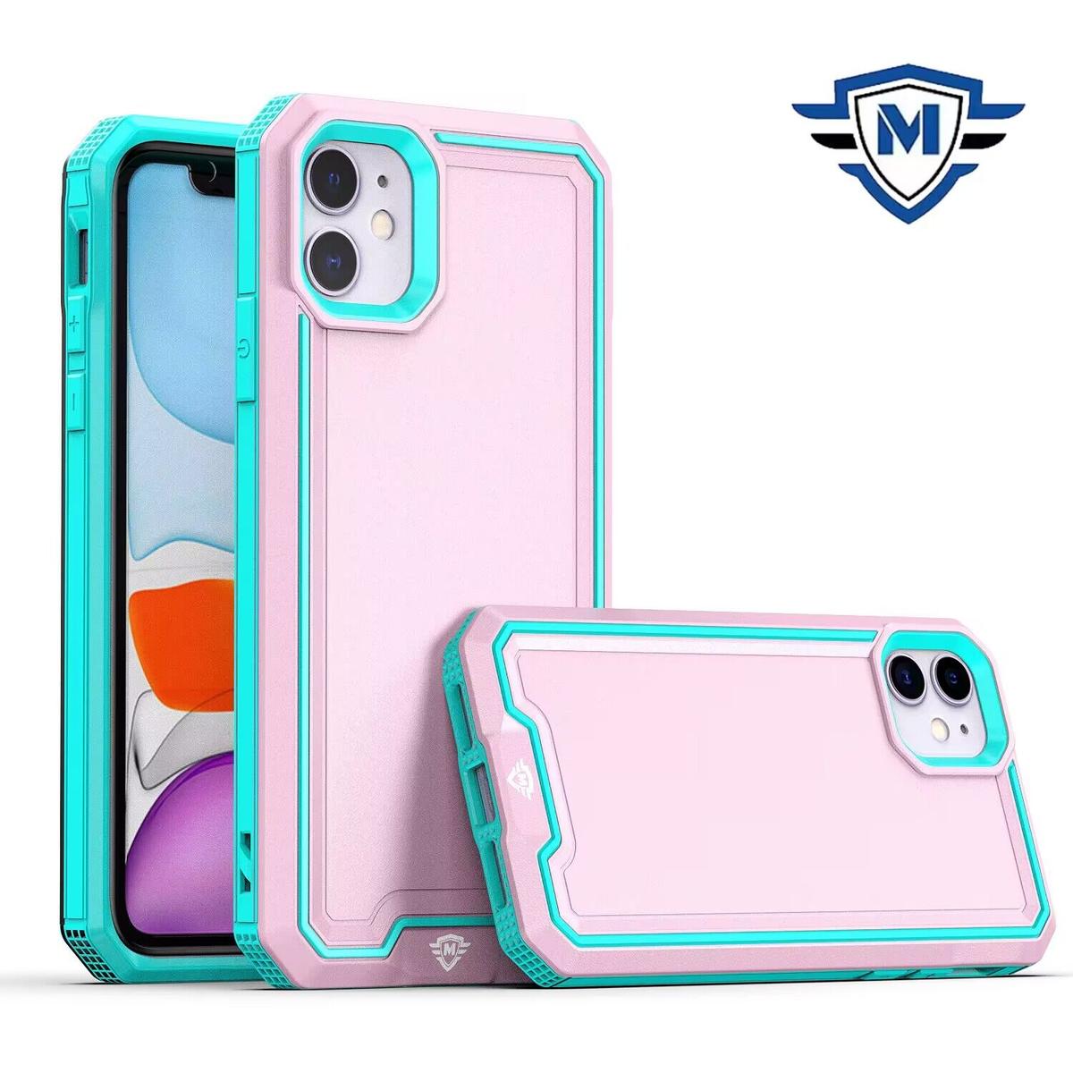 iPhone 15 METKASE Rank Tough Strong Modern Fused Hybrid in Slide-Out Package - Light Pink