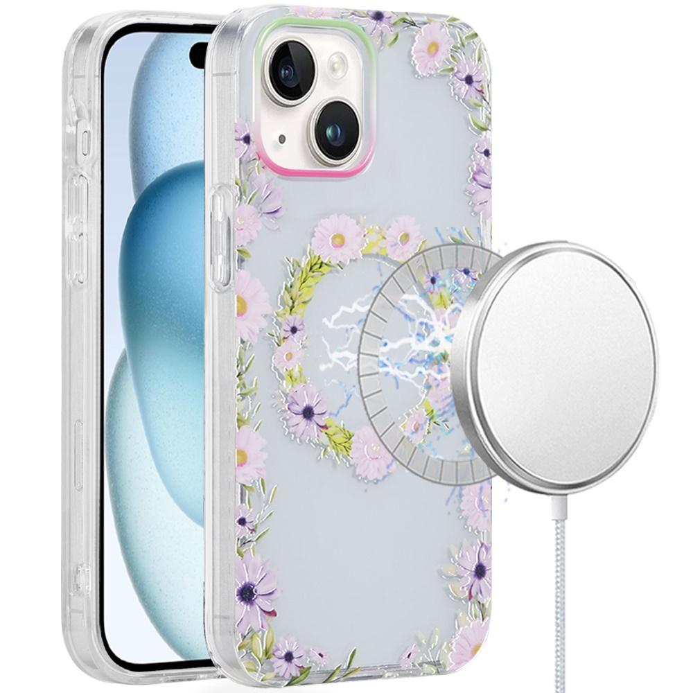 iPhone 15 [Magnetic Circle] Double Layer IMD TPU Hybrid Case with Enhanced Grip & MagSafe Compatibility, photo 3 of 5