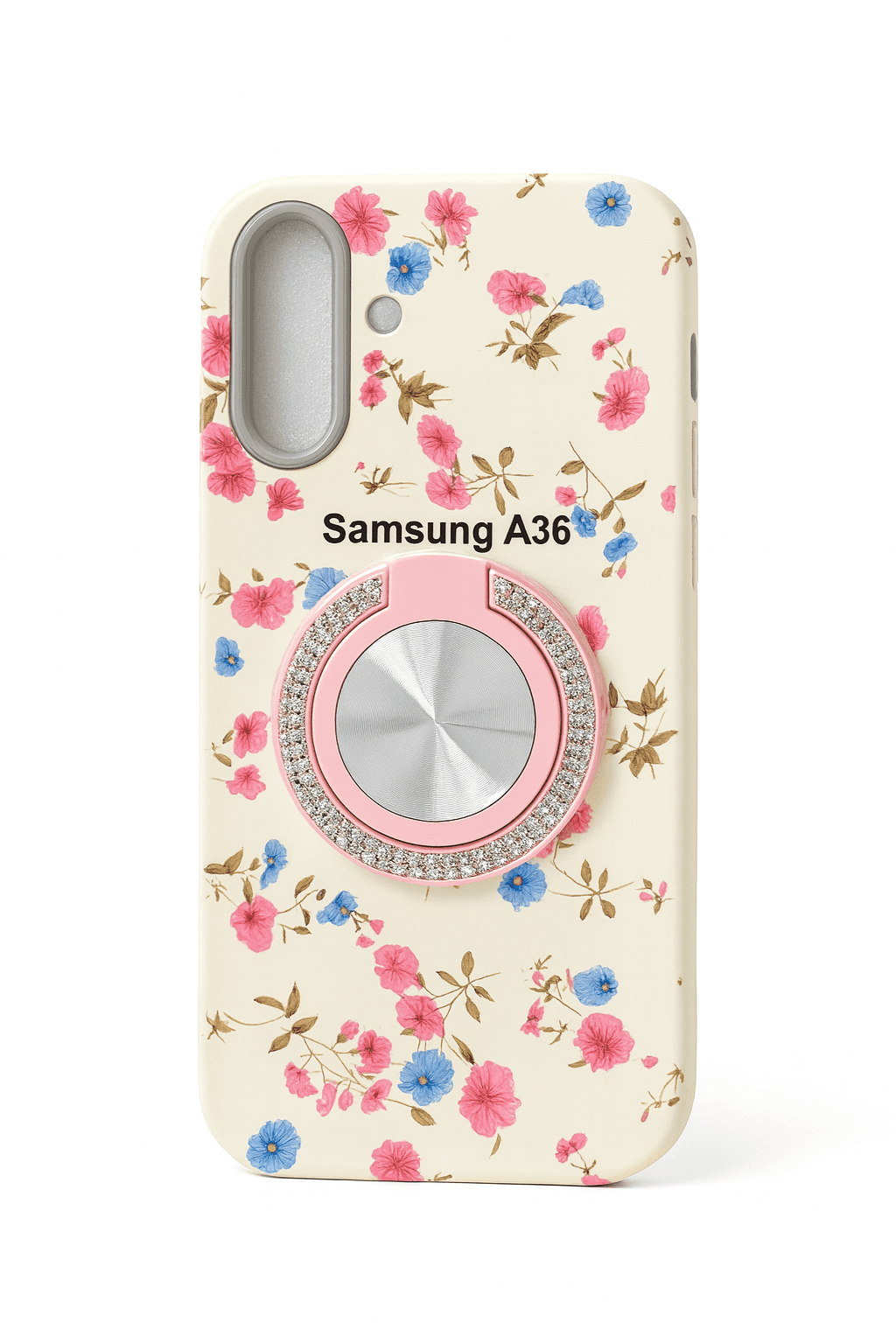 Samsung A36 Premium Case (Floral/Ring Stand), photo 3 of 3