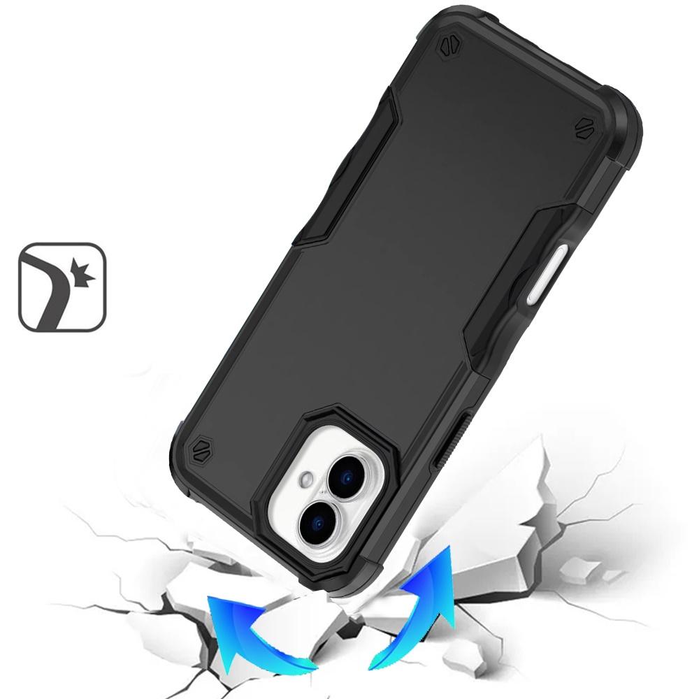 For iPhone 17 High Quality Exquisite Tough Shockproof Hybrid Case Cover – Black, photo 3 of 4