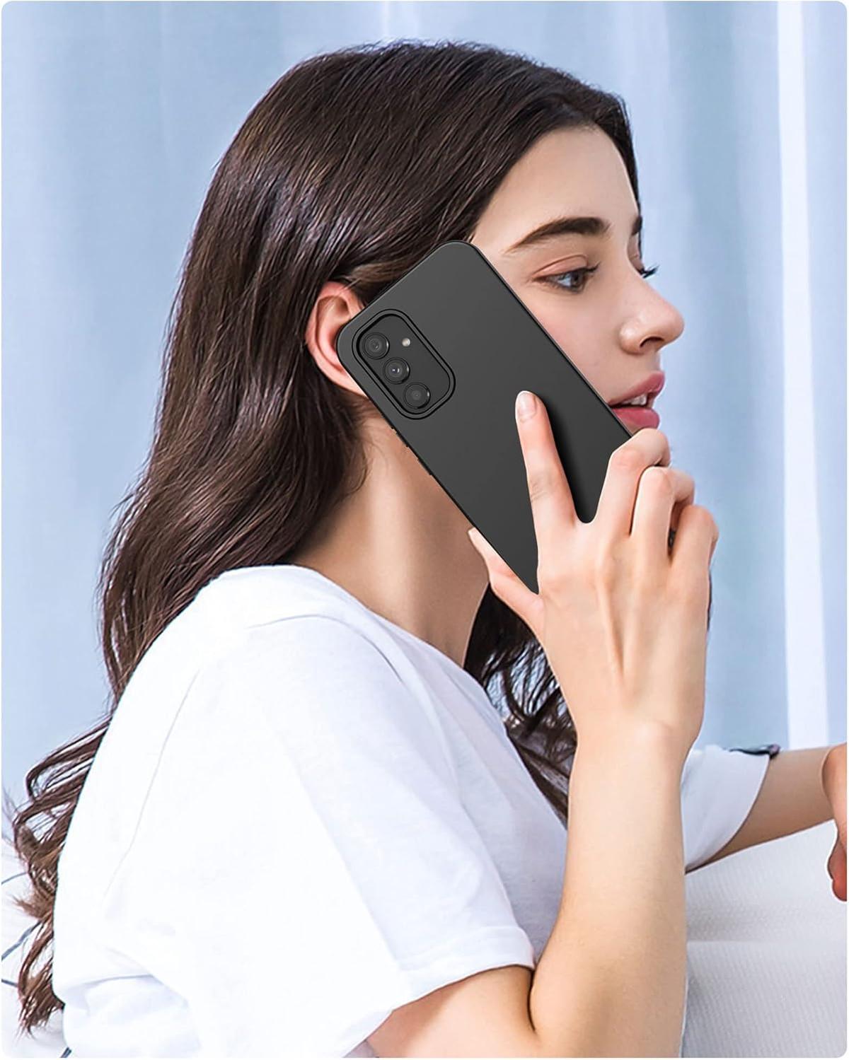CASE for Samsung Galaxy A54 5g Case: Shockproof Protective Silicone Phone Cases - Slim Full Protection Cell Phones Cover with Screen Protector - Dual Layer Rugged Cell Covers Black, photo 6 of 6
