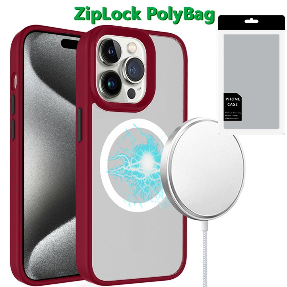 iPhone 15 Pro Max Magnetic 3-in-1 Drop-Proof Case – Two-Tone Rugged Hybrid Cover, photo 3 of 4