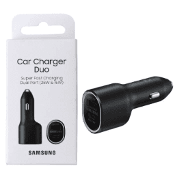 Samsung Car Charger Duo – 25W + 15W Super Fast Charging