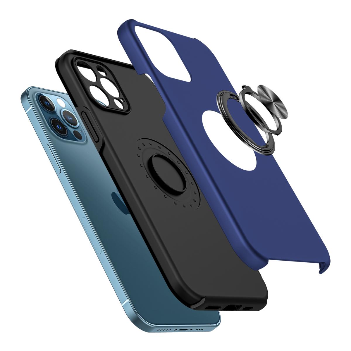 iPhone 12 Pro Max 6.7" CHIEF Oil Painted Magnetic Ring Stand Hybrid Case Cover, photo 6 of 12