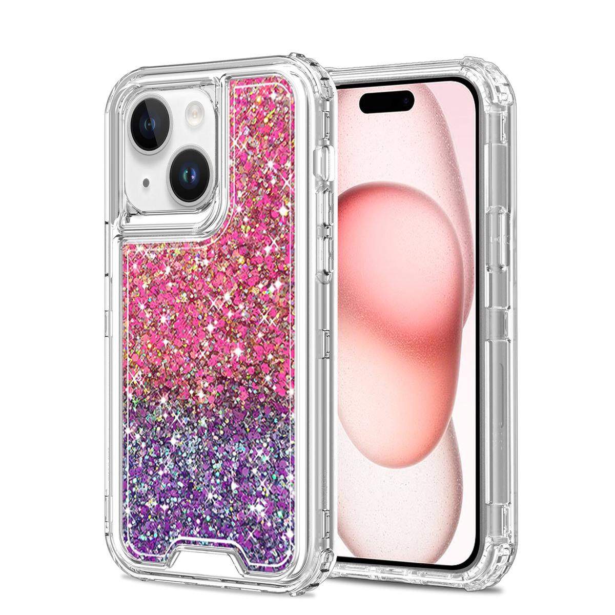 Glitter Gradient Shock Absorbent Clear Phone Case for iPhone 14 Pro Max | Available in Multiple Colors | US Seller | Free Delivery, photo 3 of 3