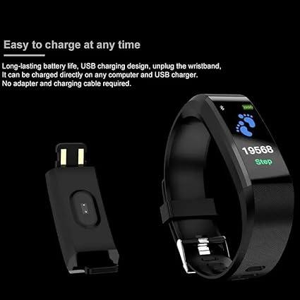 Octandra fitness tracker Plus Smart Watch Sport Watches Health Smart Wristband Heart Rate Fitness Pedometer Bracelet Waterproof Men Woman Watch (Red), moderation, photo 3 of 7