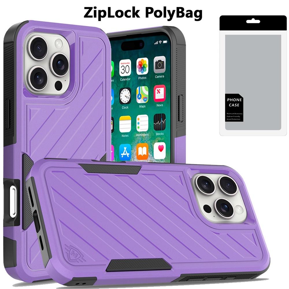 iPhone 16 Pro Max Case 6.9-Inch – Noble Lined Shockproof Dual Layer Hybrid Cover, Rugged Military-Grade Protection, Slim Fit Design