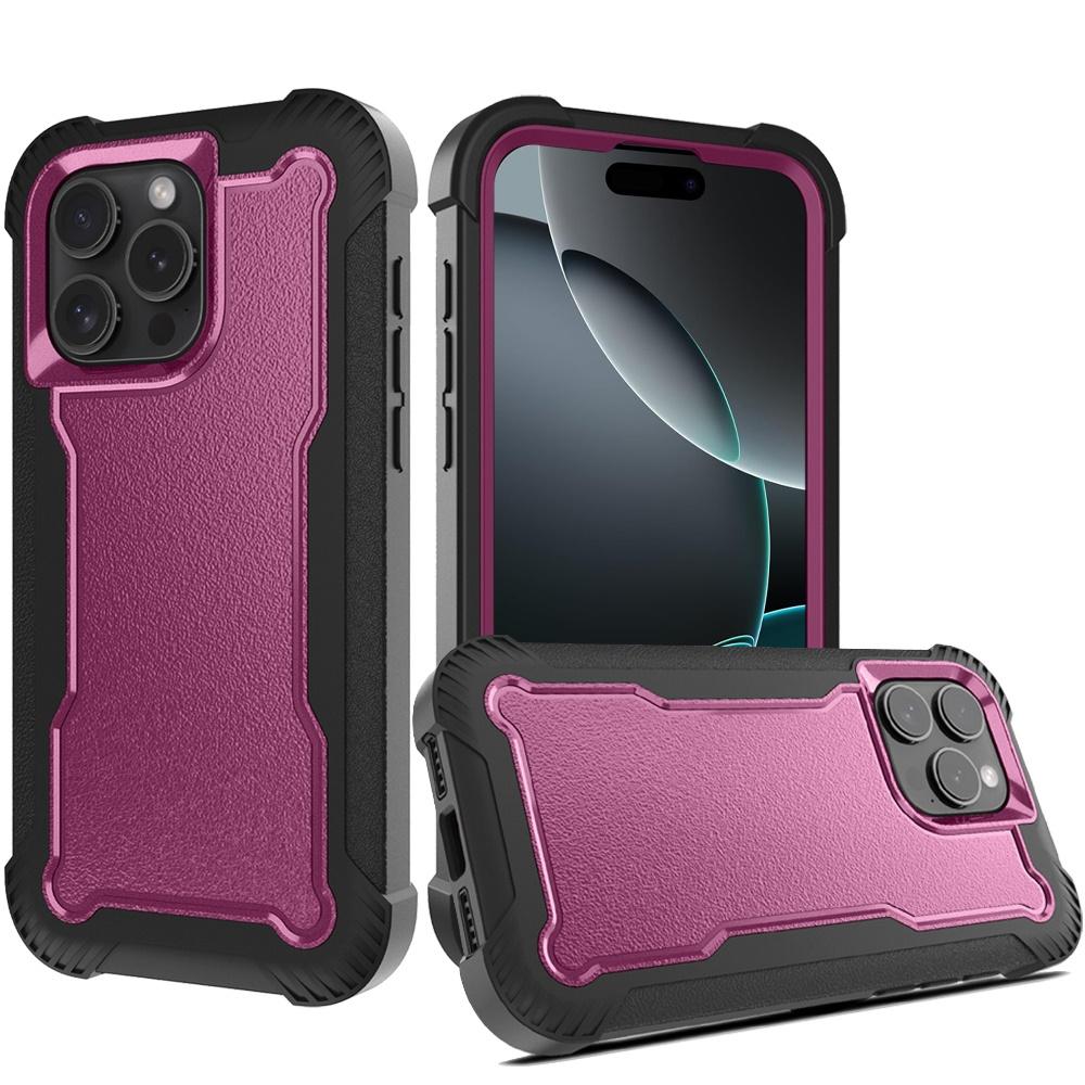 iPhone 16 Pro Max 6.9-Inch Sturdy Thick 3-in-1 Tough Hybrid Case – Heavy-Duty Rugged Shockproof Cover with Triple-Layer Protection