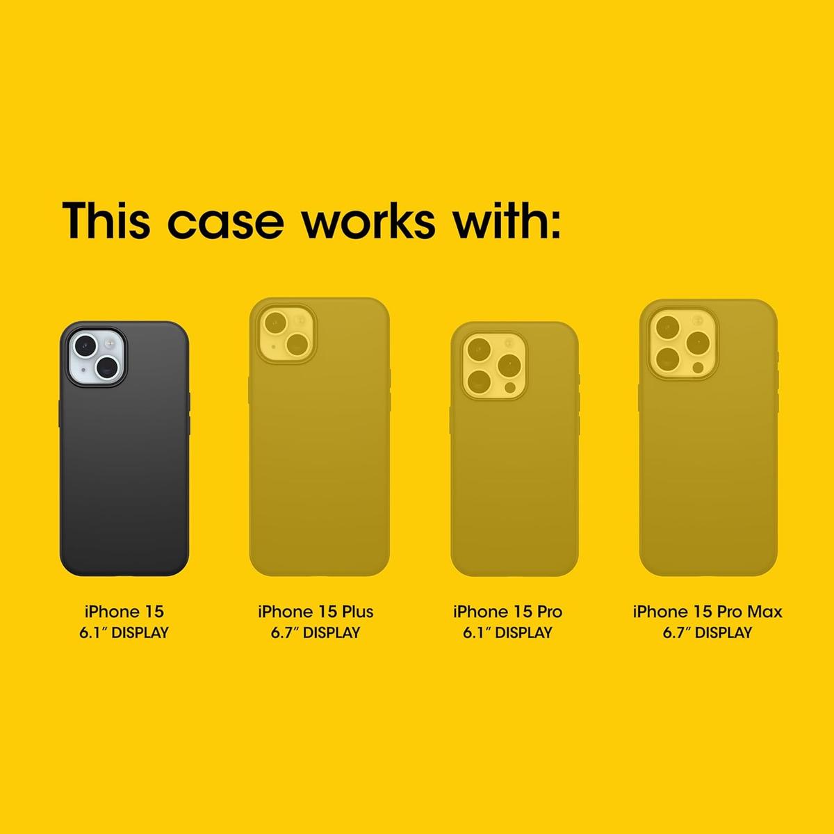 OtterBox iPhone 15, iPhone 14, and iPhone 13 Commuter Series Case - CRISP DENIM (Blue), slim & tough, pocket-friendly, with port protection, photo 2 of 3
