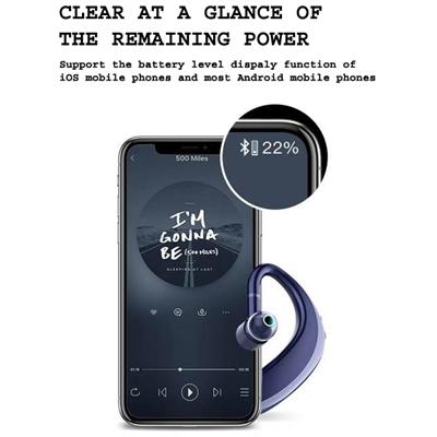 20 HRS Talking Time Sporty Bluetooth Earpiece with Microphone and Music SD109 in Black, photo 12 of 13