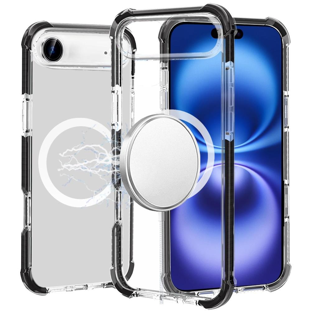 For iPhone 17 Air Premium Transparent ShockProof Hybrid Case