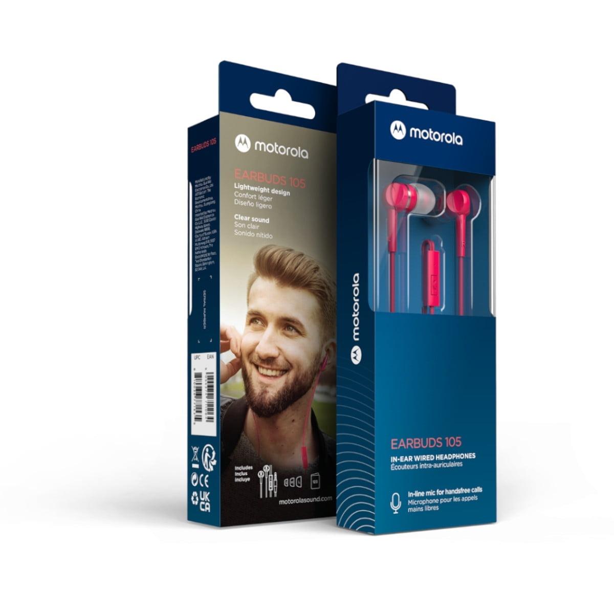 Motorola Wired Earbuds BT Series - Pink