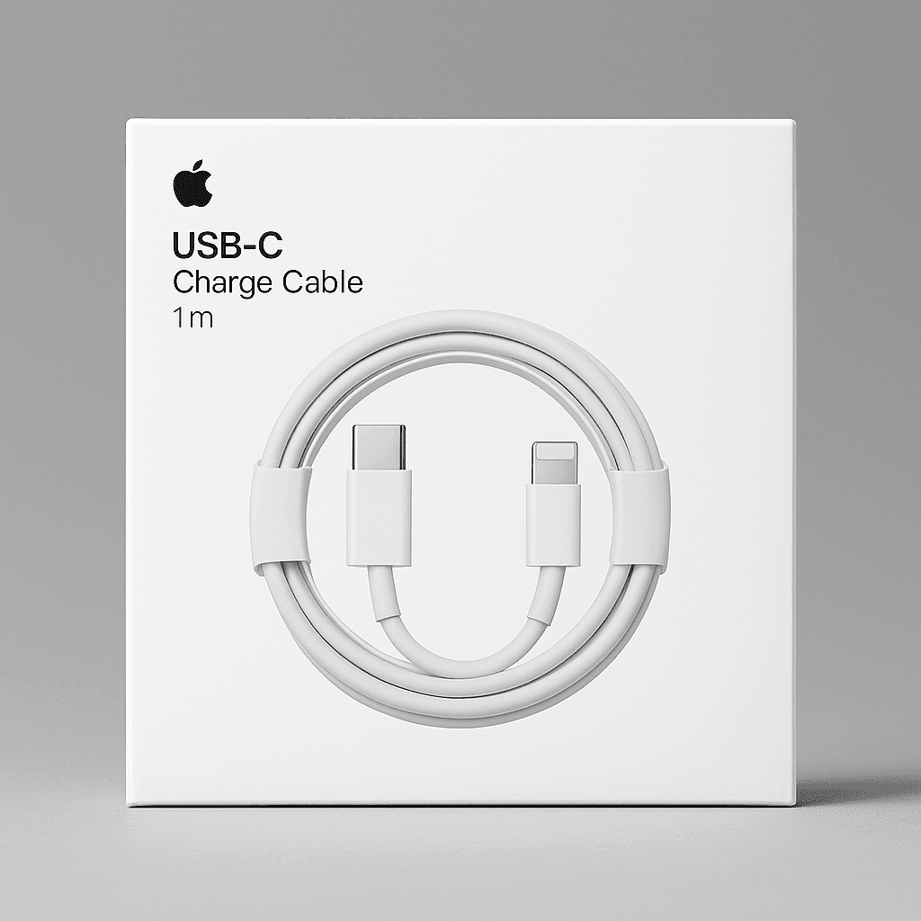 Apple-Style USB-C to Lightning Fast Charging Cable (White)