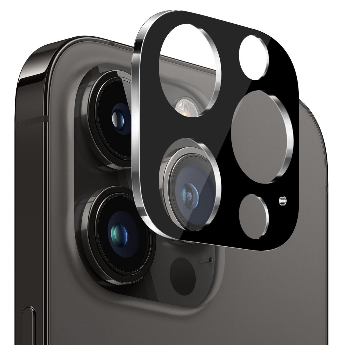 Apple iPhone 14 Pro Camera Lens Protector Black Edge Tempered Glass, photo 2 of 2