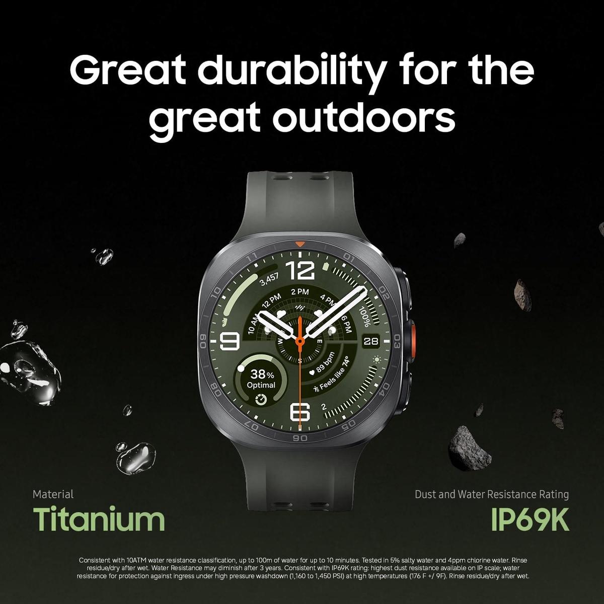 Samsung Galaxy Watch Ultra2 Smartwatch – 47mm LTE, Titanium Silver (US Version, 2-Year Warranty), photo 7 of 10
