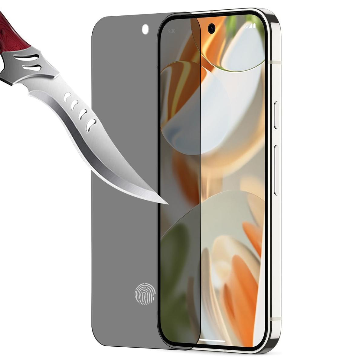 Google Pixel 10 / 10 Pro Privacy Anti-Spy Tempered Glass Screen Protector, photo 2 of 2