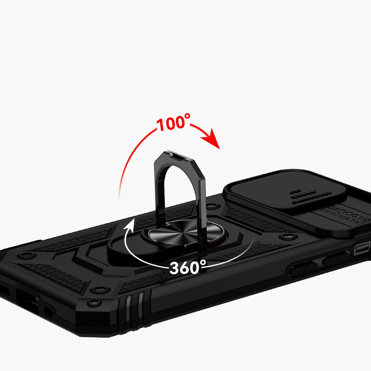 Apple iPhone 12 Pro Max 6.7" Rugged Magnetic Ring Stand Case with Camera Protection, photo 7 of 7