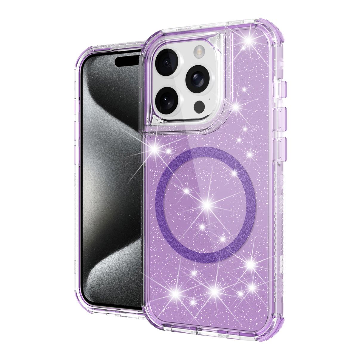iPhone 14 Pro Max 6.7" Magnetic Space Gradient Hybrid Case – Two Tone Finish with Camera Protection, photo 5 of 7