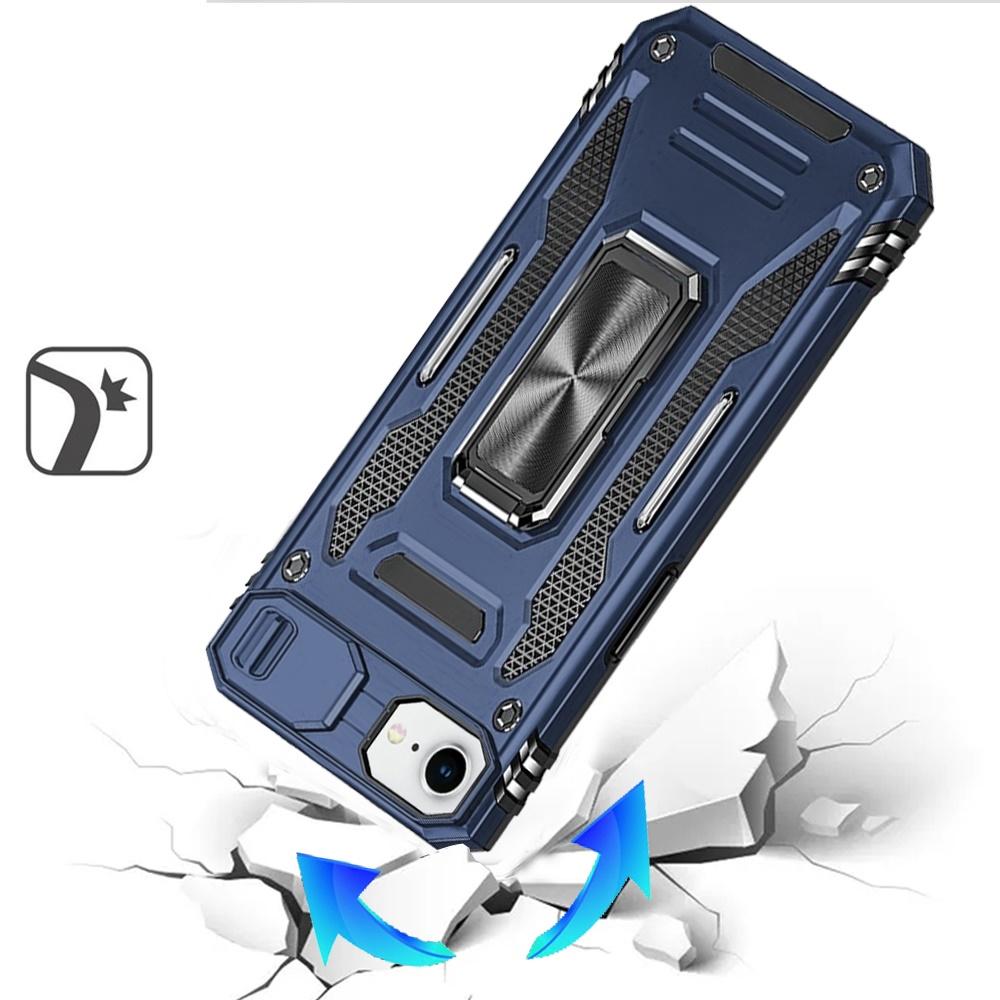 iPhone 16E / SE4 Utter Tough Hybrid Case – Movable Camera Cover with Metal Ring Kickstand & Rugged Protection, photo 4 of 6