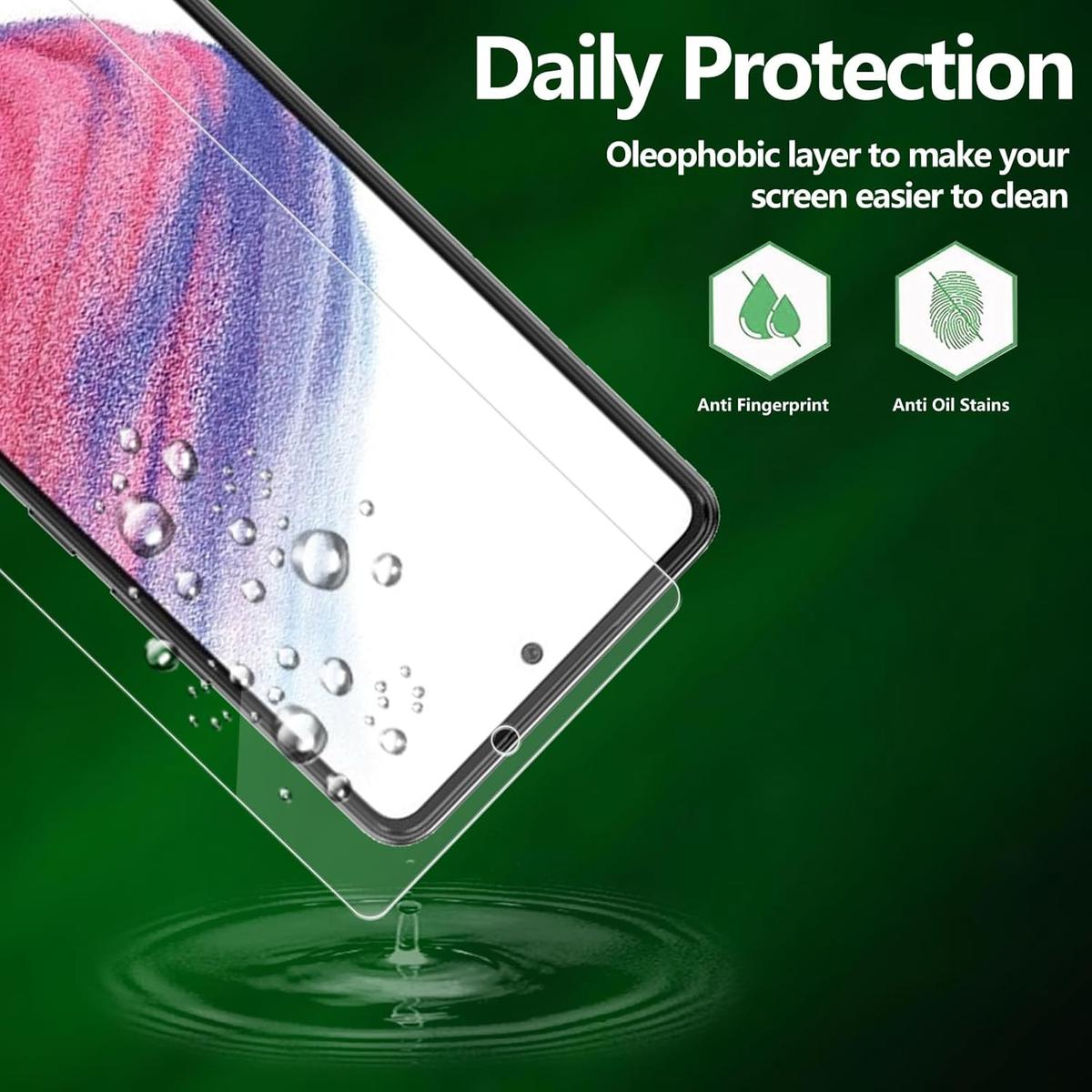Tempered Glass Screen Protector for Samsung Galaxy A35 – Ultra Clear, Anti-Fingerprint & Durable, photo 2 of 3
