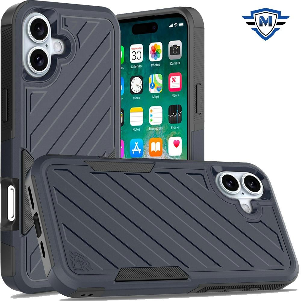 iPhone 16 Plus 6.7" METKASE Dual Layer Hybrid – Noble Lined, Slide-Out Pack, photo 3 of 12