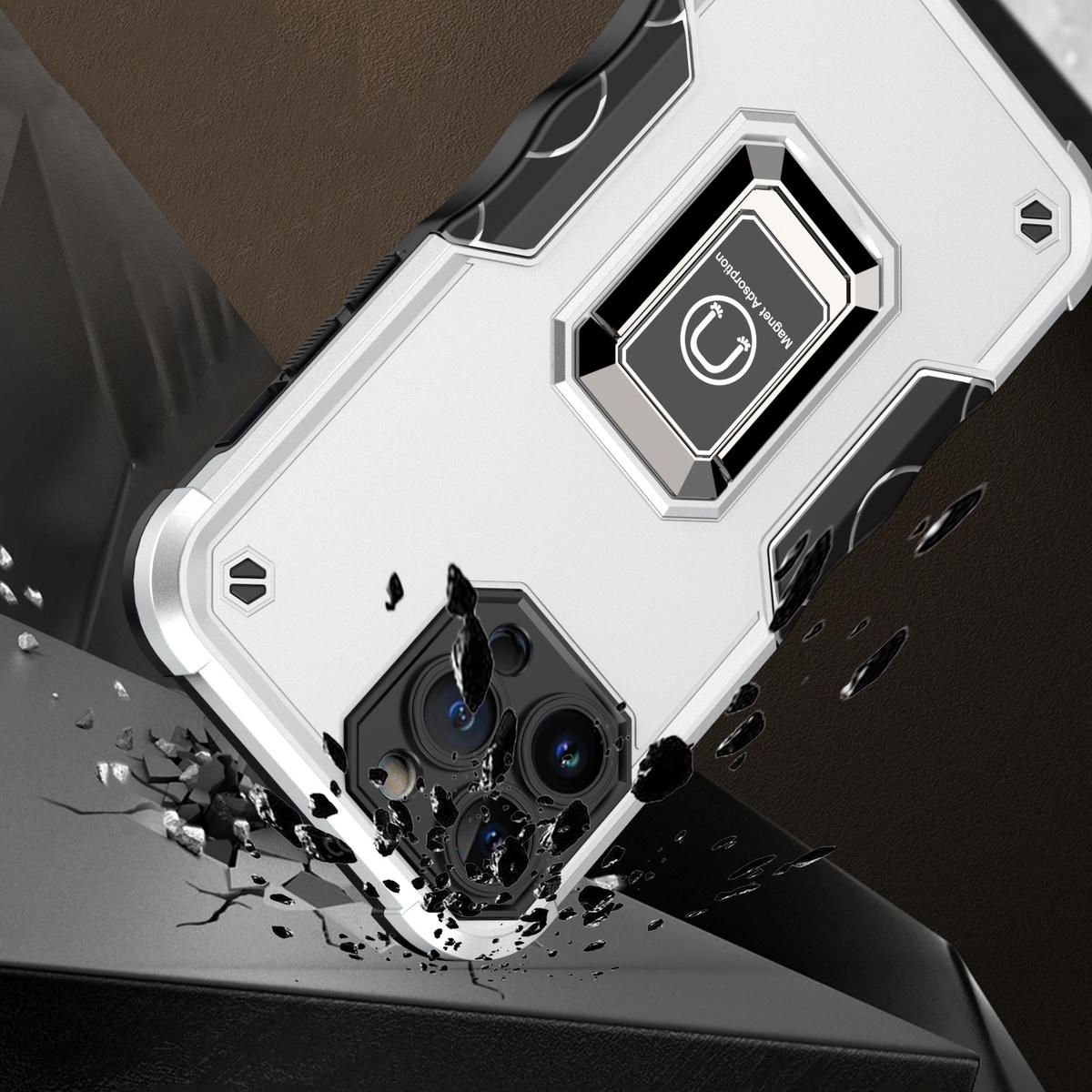 iPhone 13 Pro Max OPTIMUM Magnetic Ring Stand Hybrid Case Cover – Strong Grip, 360° Kickstand & Magnetic Mount Ready, photo 6 of 7