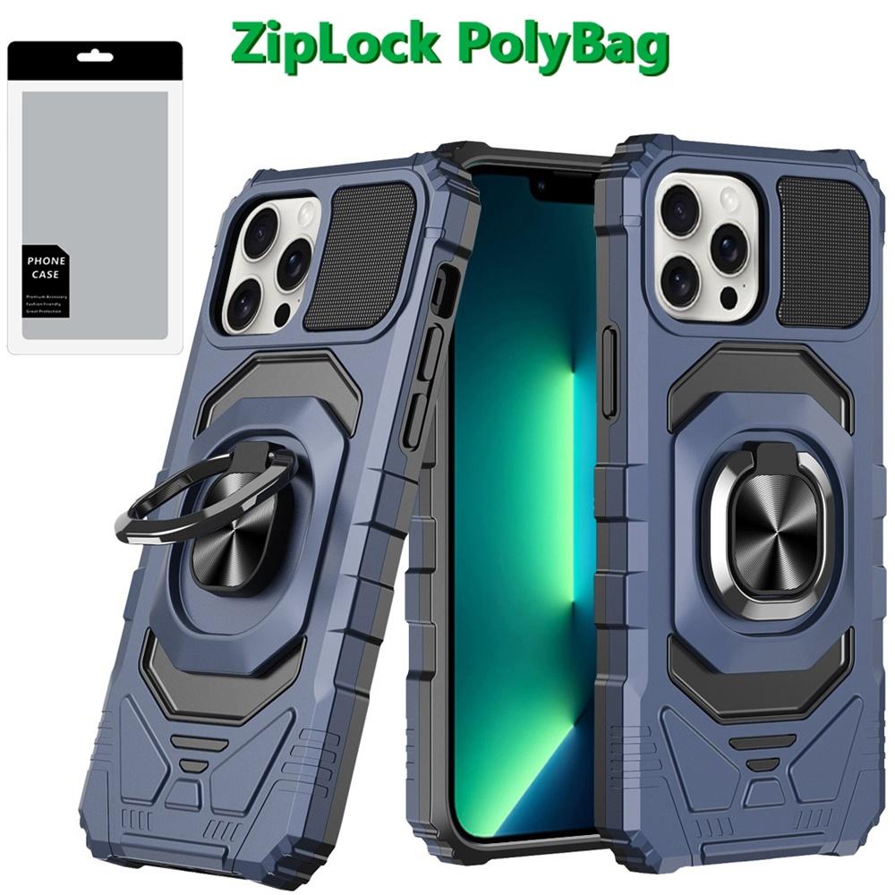 iPhone 13 Pro Max Robotic Hybrid Case with Magnetic Ring Stand and Heavy-Duty Shockproof Protection, photo 3 of 6