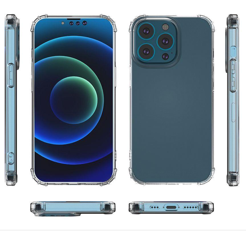 Apple iPhone 11 (6.1") Shockproof Clear TPU Case – Transparent Protective Cover