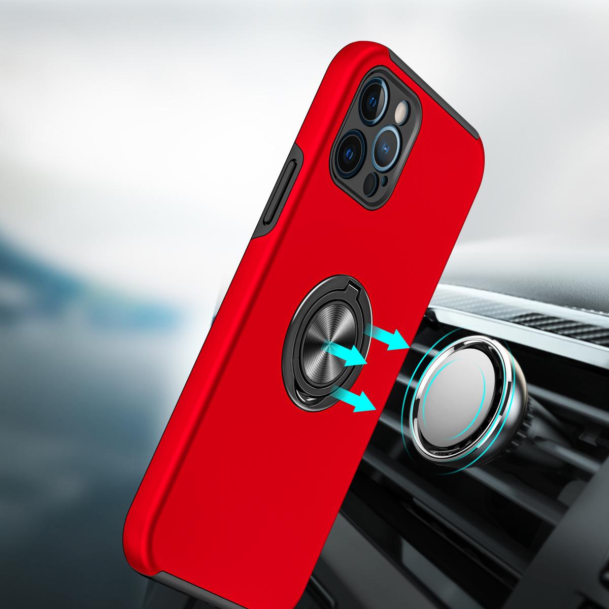 Apple iPhone 11 Pro MAX (XI6.5) CHIEF Oil Painted Magnetic Ring Stand Hybrid Case Cover, photo 4 of 7