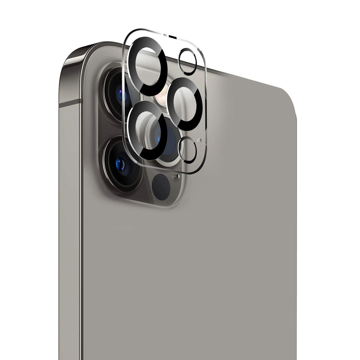 iPhone 16 Pro Max 6.9 inch Camera Lens Black Edge Tempered(2.5D)