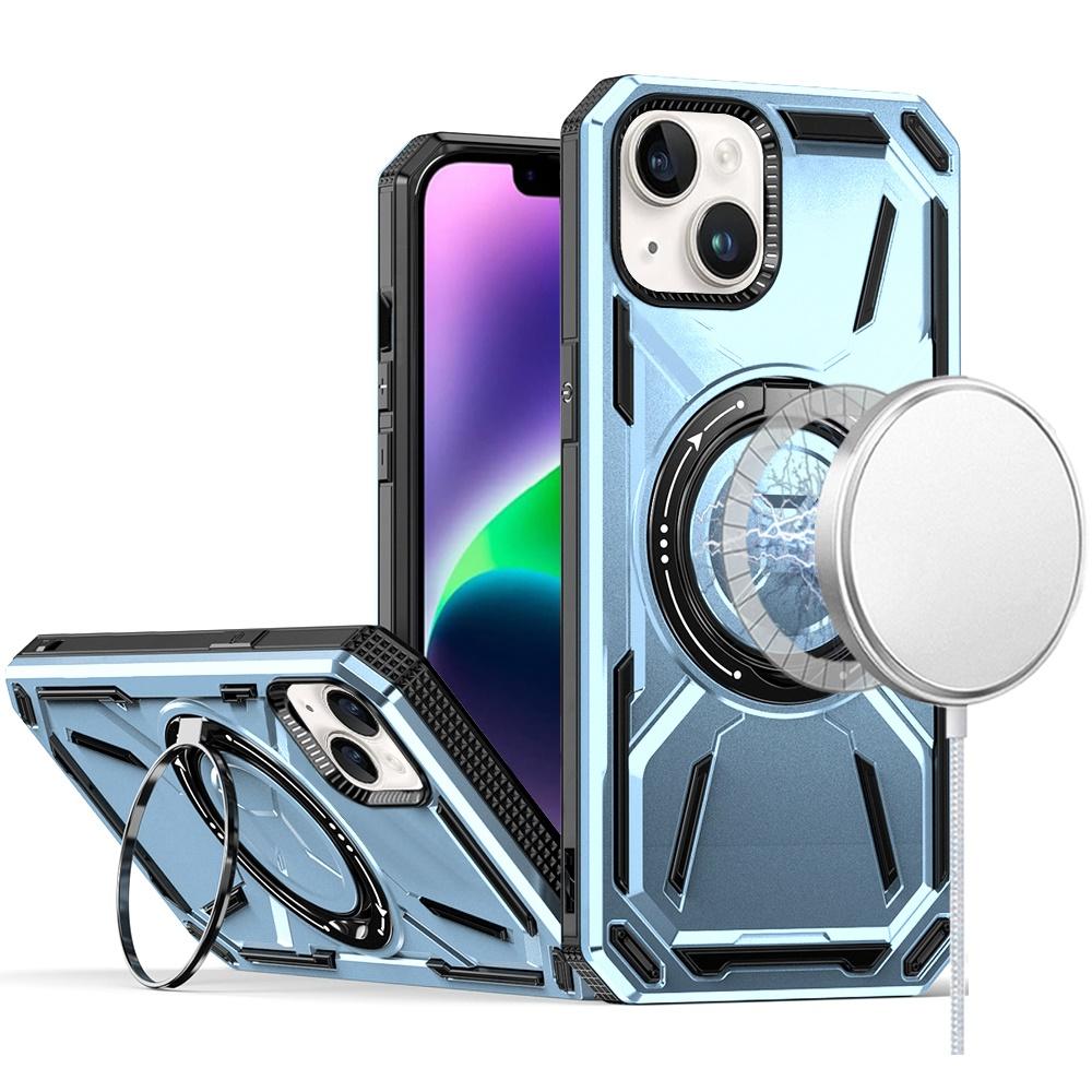 iPhone 14 PLUS Loop Hybrid Case with [Magnetic Ring Circle] | 360° Rotational Kickstand | Shockproof Transparent Cover, photo 5 of 8