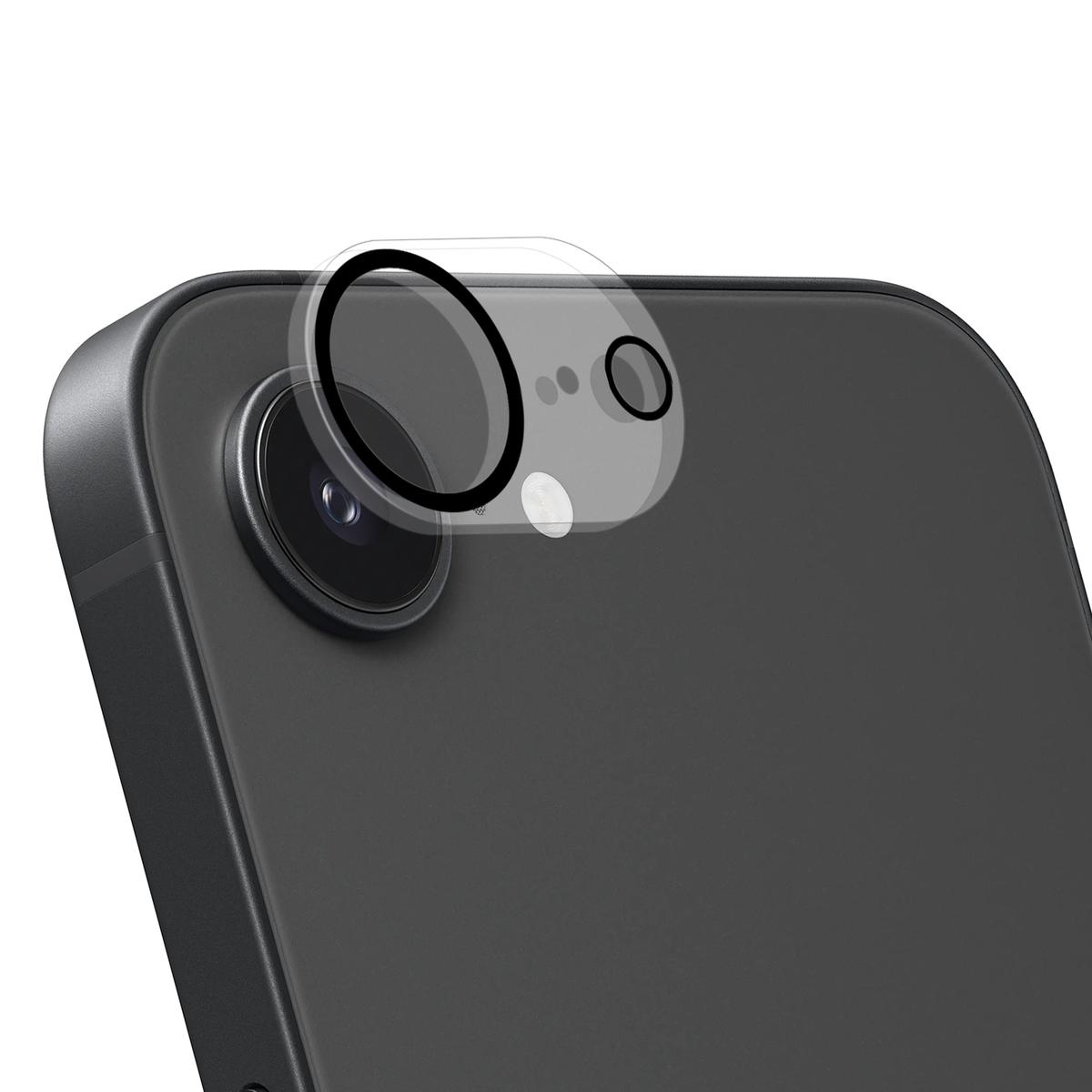 iPhone 17E / 16E / SE4 Camera Lens Black Edge Tempered(2.5D)