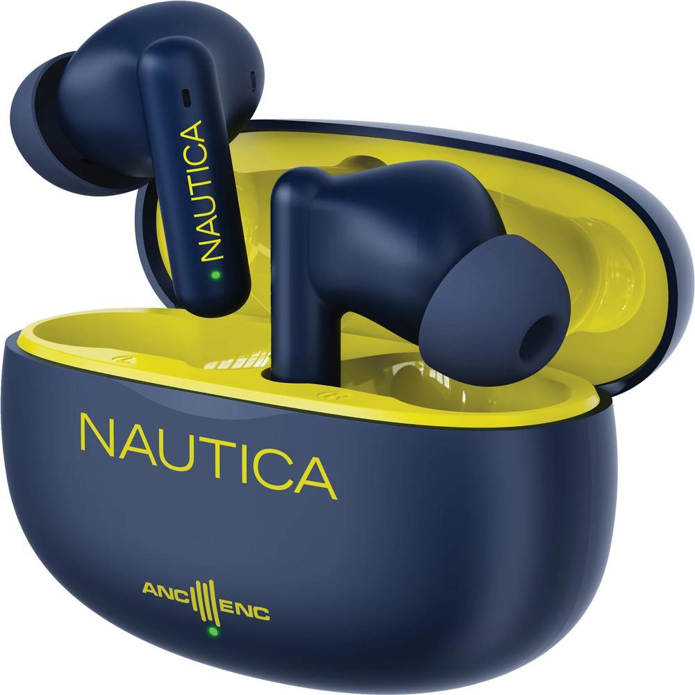 Nautica T680 Hybrid Noise Cancelling (ANC+ENC) Wireless Stereo Earbuds with Charging Case, photo 2 of 6