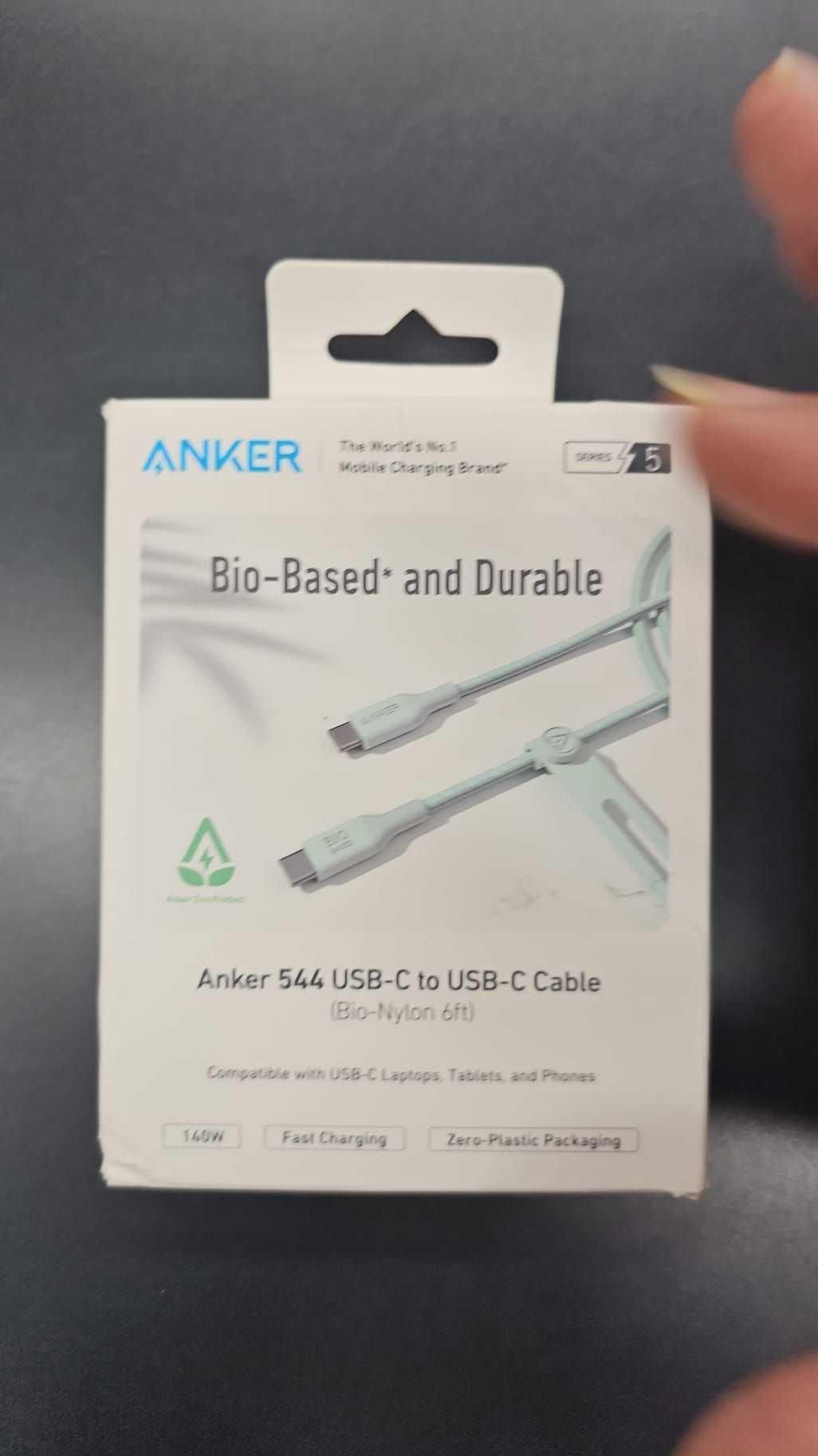 Anker USB-C to Lightning Cable Durable Charger Cord 6ft MFi Certified for iPhone