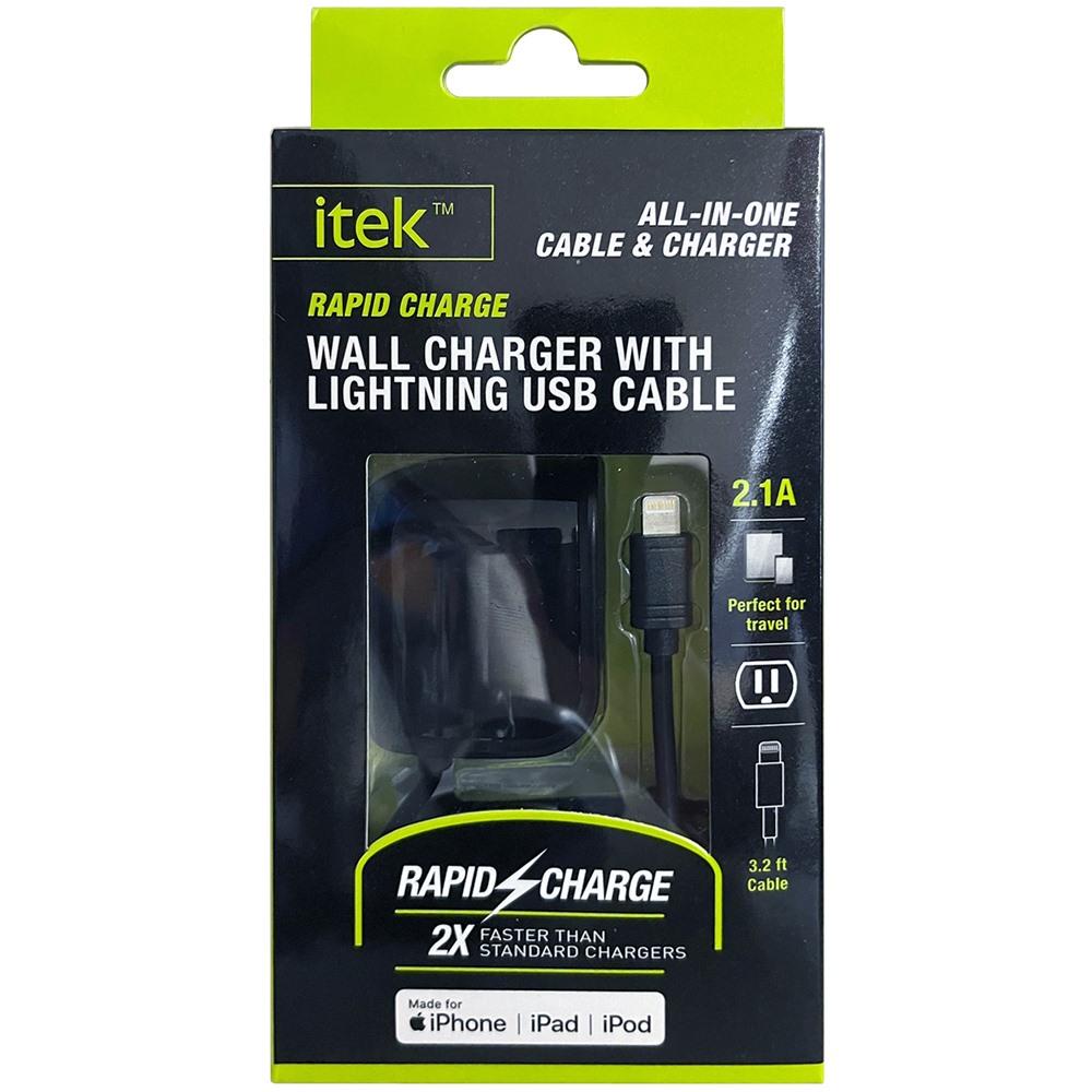 ITEK Wall Charger-BLACK