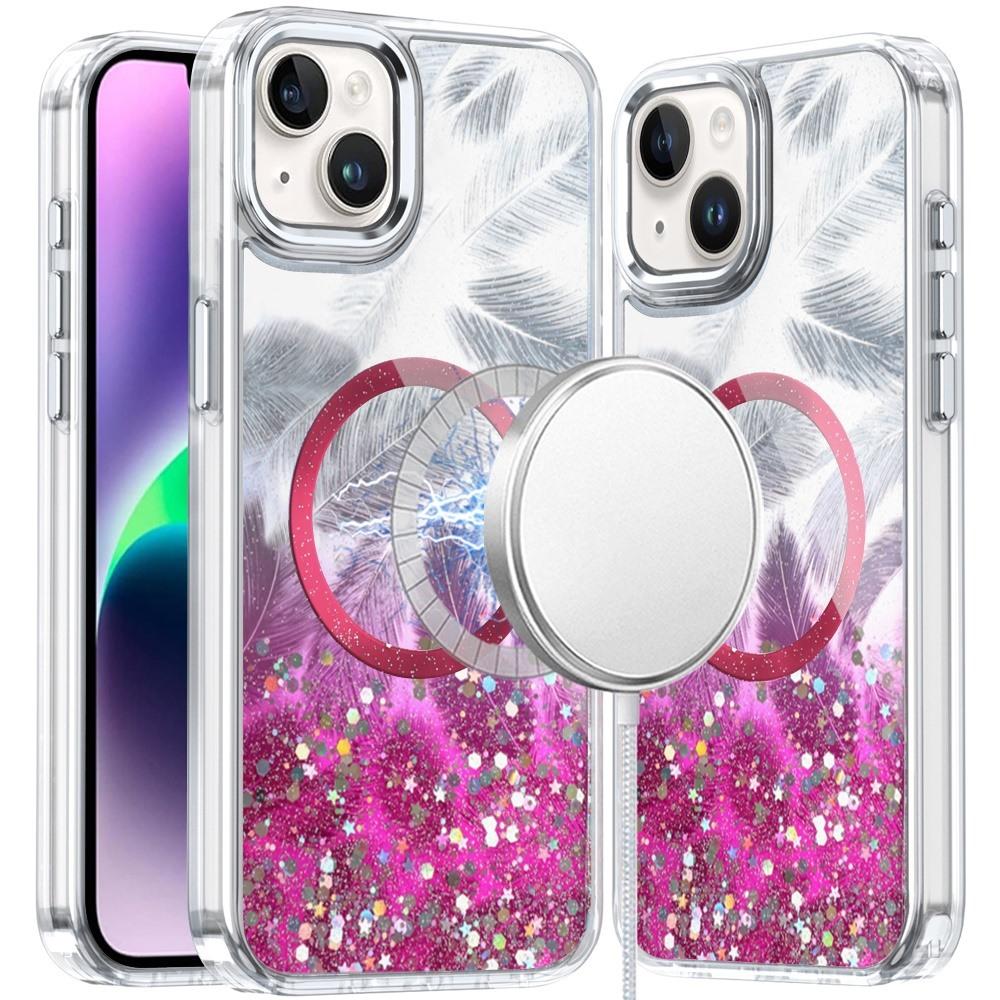 iPhone 14 PLUS Epoxy Glitter Shimmer Hybrid Case with [Magnetic Circle] | Sparkling Shockproof Transparent Cover, photo 11 of 13