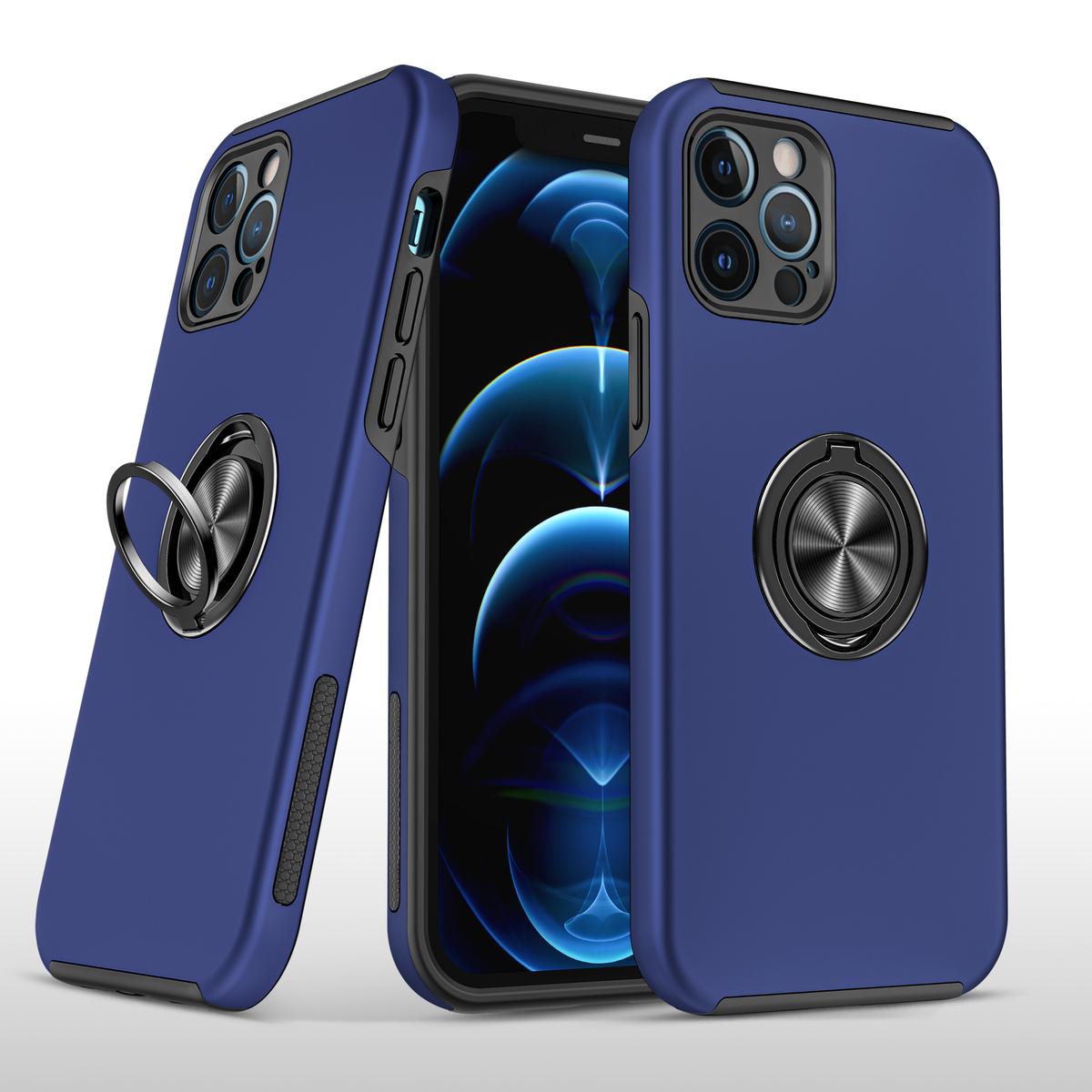 iPhone 12 Pro Max 6.7" CHIEF Oil Painted Magnetic Ring Stand Hybrid Case Cover, photo 5 of 12