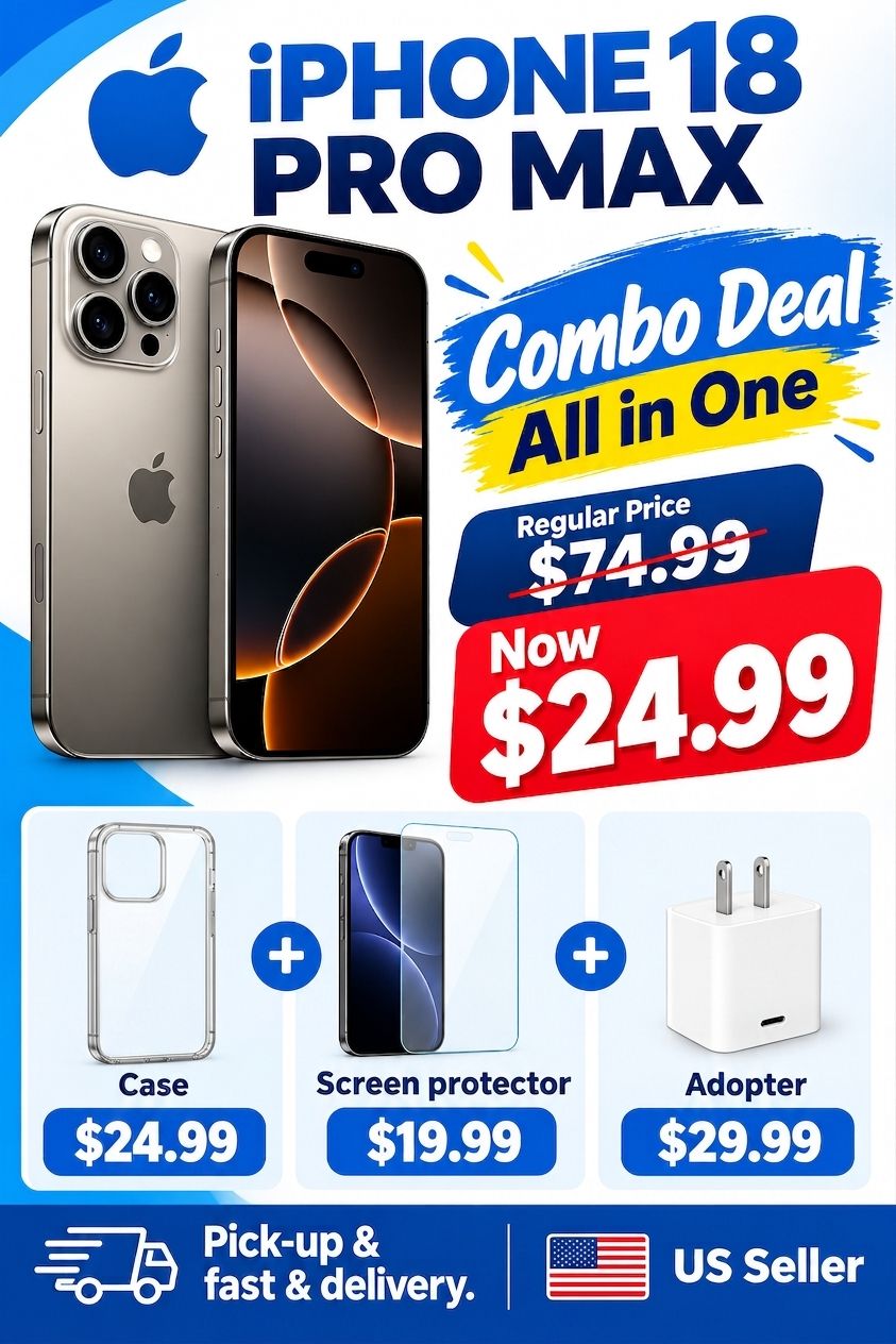 Get the Ultimate iPhone 18 Pro Max Accessory Bundle – Over 65% OFF!