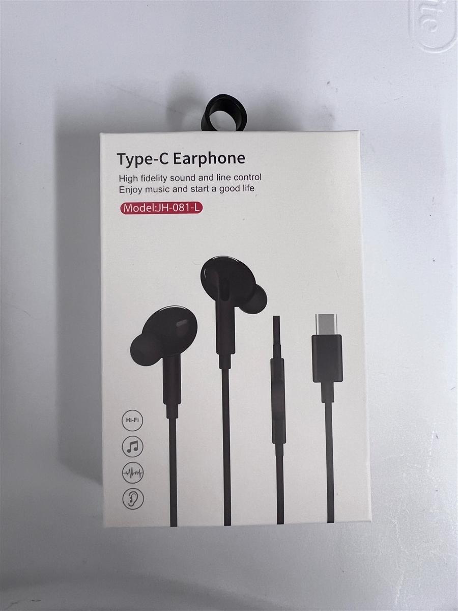 Stereo Hands Free w/Type-C Interface in Black